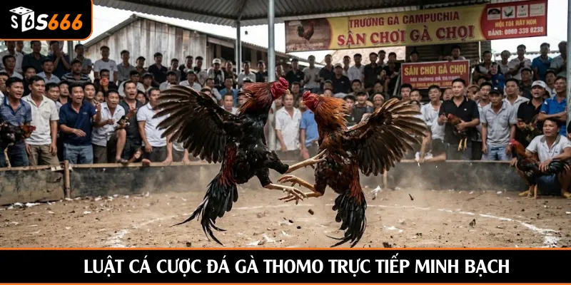 Luật cá cược đá gà Thomo trực tiếp minh bạch